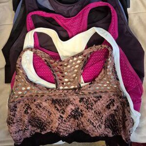 11 VS/Pink Racerback Sports Bras (Medium)